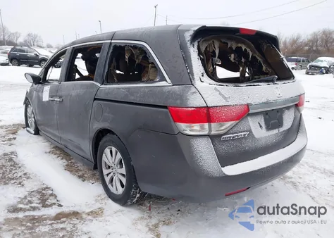 2016 Honda Odyssey Ex-L z USA, uszkodzony, nr VIN 5FNRL5H64GB067457